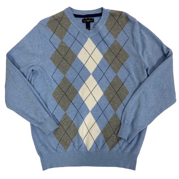 Club Room 100% Cotton Blue Pullover Men's  Sweater Size Small - Picture 2 of 9